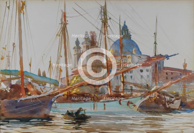 Santa Maria della Salute in Venice, ca 1904-1906. Creator: Sargent, John Singer (1856-1925).