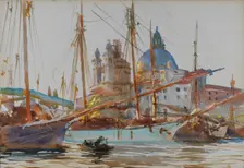 Santa Maria della Salute in Venice, ca 1904-1906. Creator: Sargent, John Singer (1856-1925)