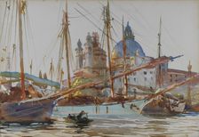 Santa Maria della Salute in Venice, ca 1904-1906. Creator: Sargent, John Singer (1856-1925)