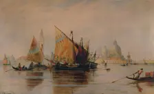 Santa Maria della Salute, Venice 1880, (1935). Artist: Thomas Bush Hardy