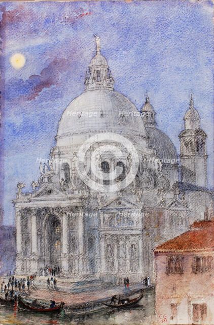 Santa Maria Della Salute, Venice, 1933. Creator: Cass Gilbert.