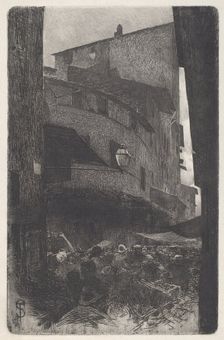 Santa Maria della Tromba, 1886. Creator: Telemaco Signorini