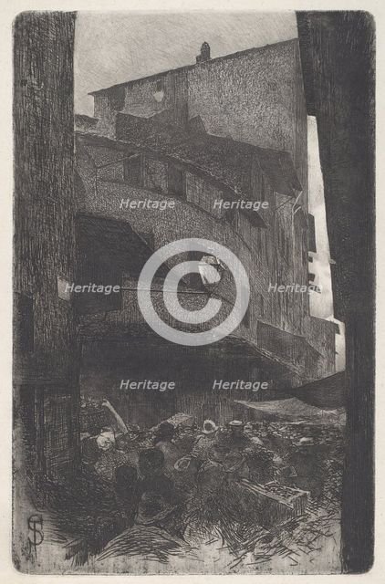 Santa Maria della Tromba, 1886. Creator: Telemaco Signorini.