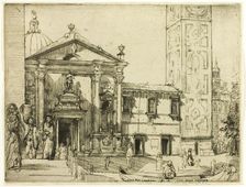 Santa Maria Formosa, Venice, 1909. Creator: Donald Shaw MacLaughlan