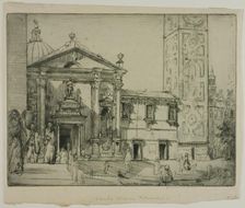 Santa Maria Formosa, Venice, 1909. Creator: Donald Shaw MacLaughlan