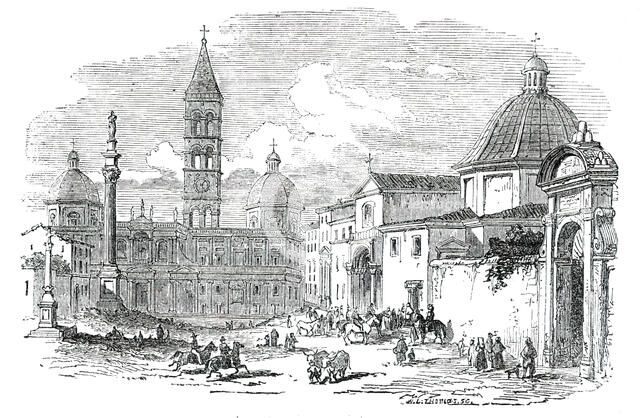 Santa Maria Maggiore - Rome, 1850. Creator: Unknown.