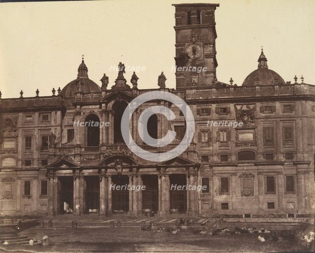Santa Maria Maggiore, Rome, 1850s. Creator: Unknown.