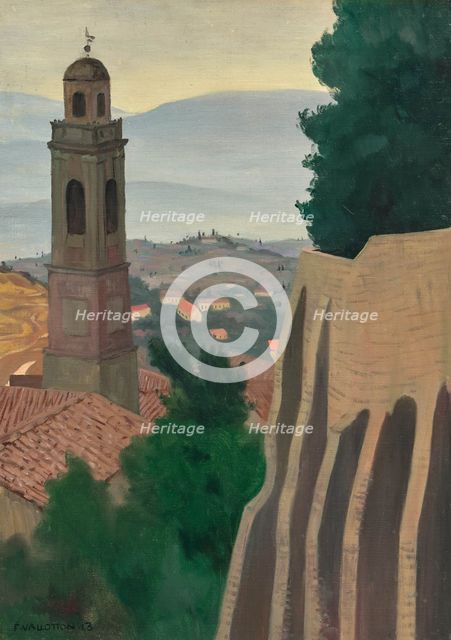 Santa Maria Nuova, Pérouse, 1913. Creator: Vallotton, Felix Edouard (1865-1925).