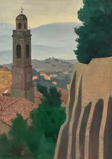 Santa Maria Nuova, Pérouse, 1913. Creator: Vallotton, Felix Edouard (1865-1925)