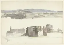 Santa Sabina on the Aventine Hill and Sant’Agnese fuori le Mura and Santa Costanza in Rome, c.1809-c Creator: Josephus Augustus Knip