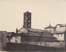 Santa Pudenziana, Rome, 1850s. Creator: Unknown