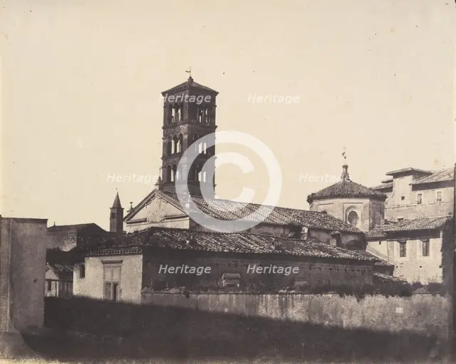 Santa Pudenziana, Rome, 1850s. Creator: Unknown.