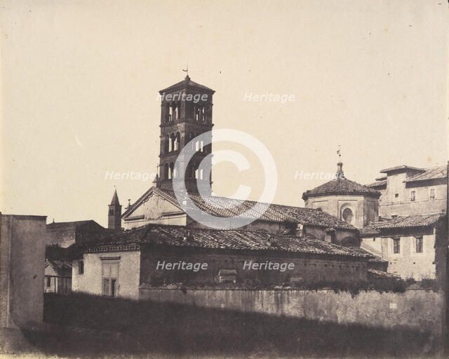 Santa Pudenziana, Rome, 1850s. Creator: Unknown.