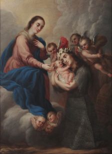 Santa Rosalía, c1730. Creator: Rodríguez Juárez, Nicolás (1666-1734)