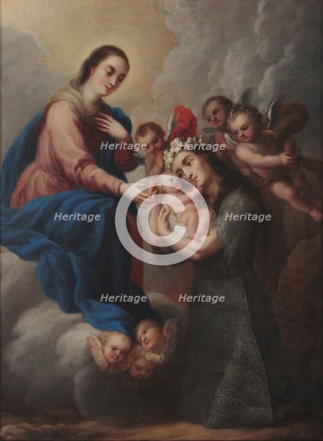Santa Rosalía, c1730. Creator: Rodríguez Juárez, Nicolás (1666-1734).