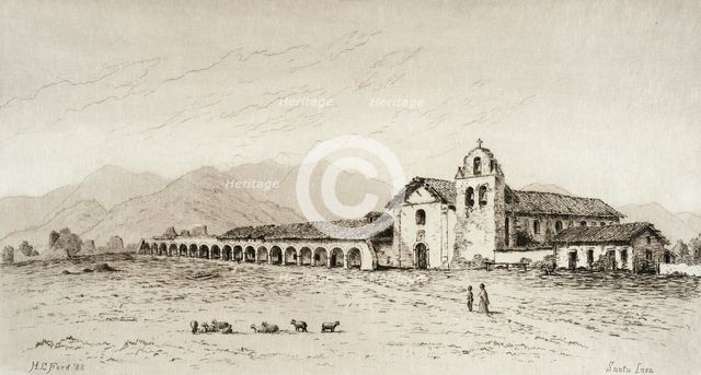 Santa Ynez, Published in 1883. Creator: Henry Chapman Ford.