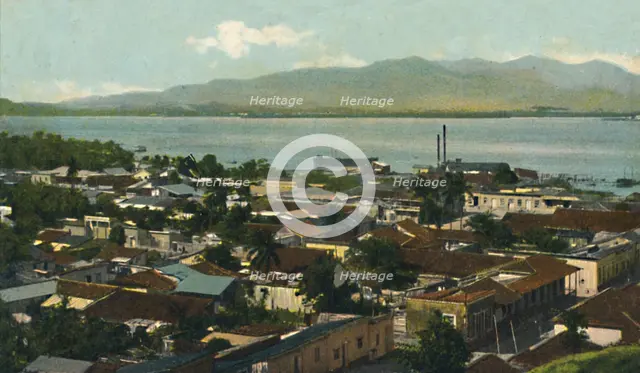 'Santiago de Cuba. Vista parcial', c1910.  Creator: Unknown.