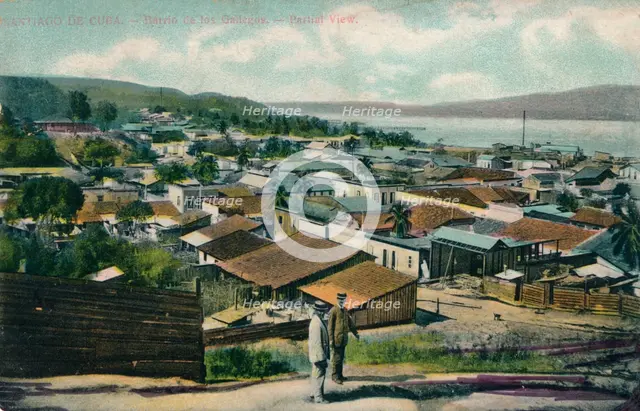 Santiago De Cuba. - Barrio de los Gailegos. - Partial View, c1910. Artist: Unknown