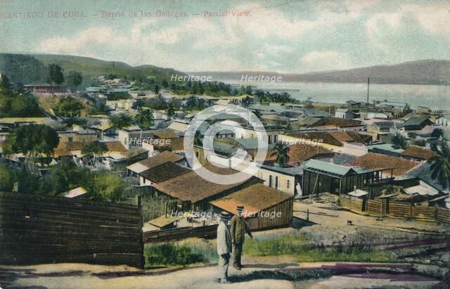 Santiago De Cuba. - Barrio de los Gailegos. - Partial View, c1910. Artist: Unknown