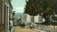 Santiago de Cuba - Calle de Santo Tomas 1907. Creator: Unknown