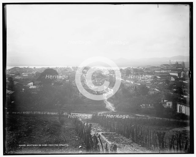 Santiago de Cuba from the heights, c1901. Creator: Unknown.