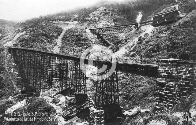 São Paulo Railway, Brazil, early 20th century. Artist: Unknown