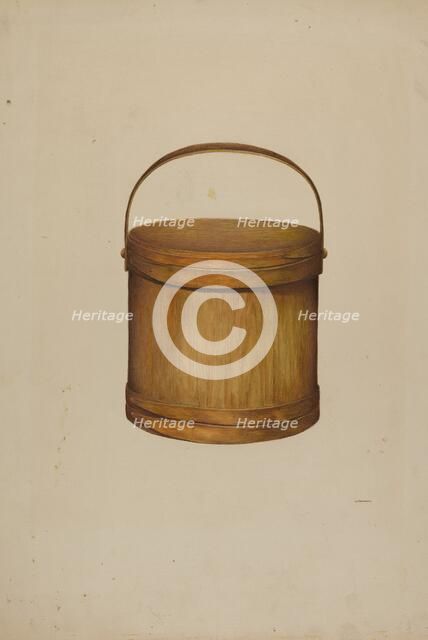 Sap Pail, c. 1938. Creator: G. A. Spangenberg.