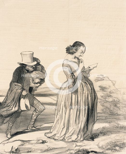 Saperlotte!...que je voudrais...que ma femme ait fini.., 1844. Creator: Honore Daumier.