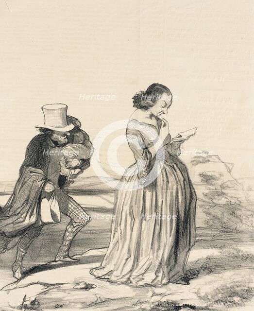 Saperlotte!...que je voudrais...que ma femme ait fini.., 1844. Creator: Honore Daumier.