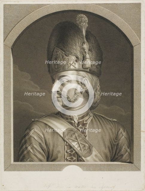 Sapper of the Swiss Guards, 1779. Creator: Johann Georg Wille.