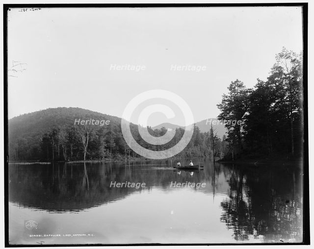 Sapphire Lake, Sapphire, N.C., c1902. Creator: William H. Jackson.
