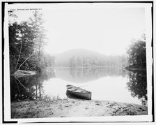 Sapphire Lake, Sapphire, N.C., (1902?). Creator: William H. Jackson
