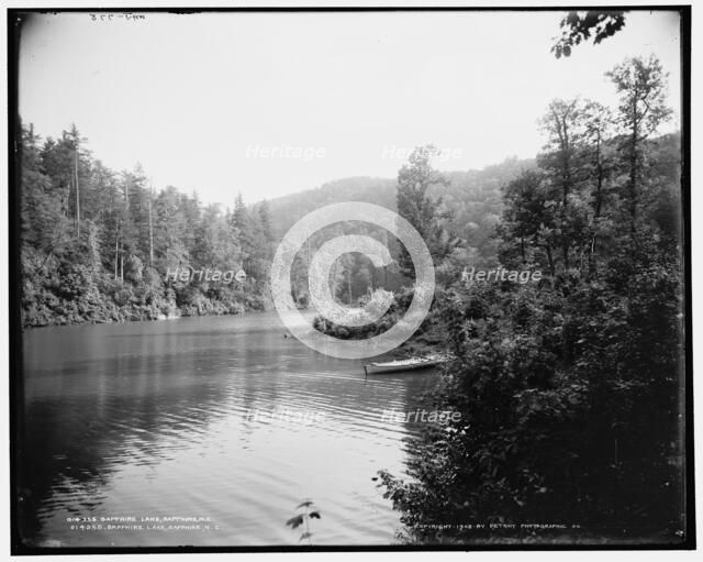 Sapphire Lake, Sapphire, N.C., c1902. Creator: William H. Jackson.