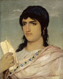 Sappho, 1862. Creator: Böcklin, Arnold (1827-1901)