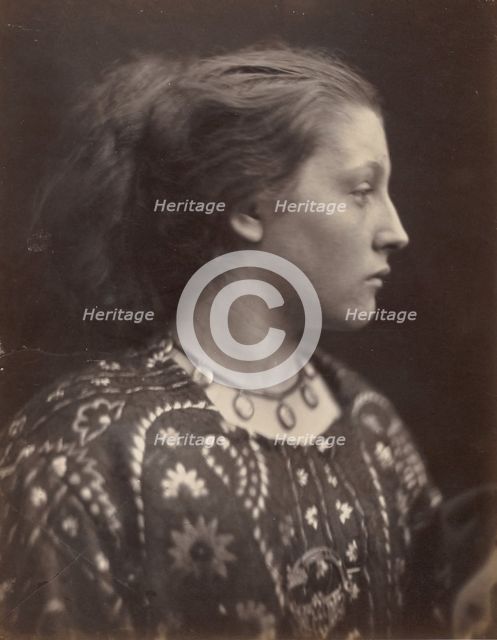 Sappho, 1865. Creator: Julia Margaret Cameron.