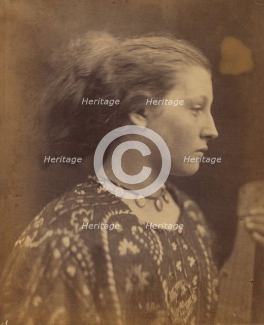 Sappho, 1866. Creator: Julia Margaret Cameron.