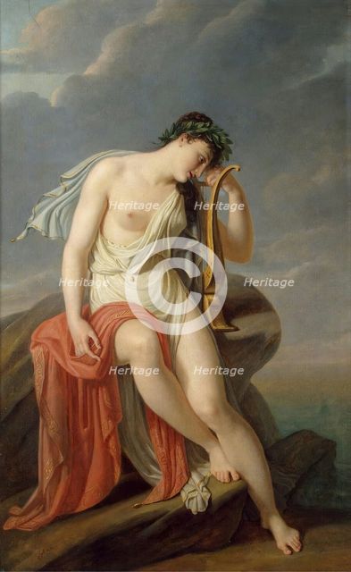 Sappho on the Leucadian Cliff, 1801. Creator: Pierre Guérin.