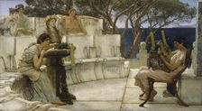 Sappho and Alcaeus, 1881. Creator: Sir Lawrence Alma-Tadema