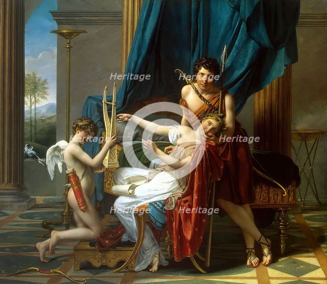 Sappho and Phaon, 1809. Creator: Jacques-Louis David.