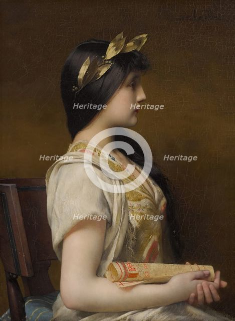 Sappho, . Creator: Lefebvre, Jules Joseph (1836-1911).