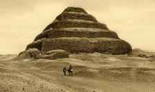 Saqqara - The Step Pyramid c1918-c1939. Creator: Unknown