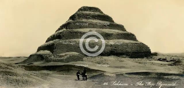 'Saqqara - The Step Pyramid', c1918-c1939. Creator: Unknown.