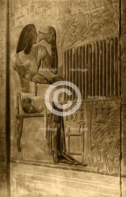 'Saqqara - Tomb of Ptahotep - Mural Decoration', c1918-c1939. Creator: Unknown.