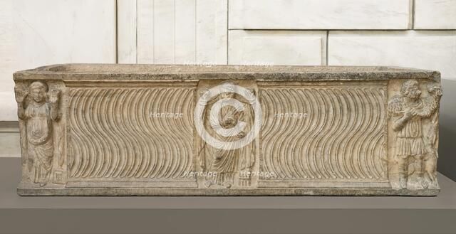 Sarcophagus, 3rd century. Creator: Unknown.