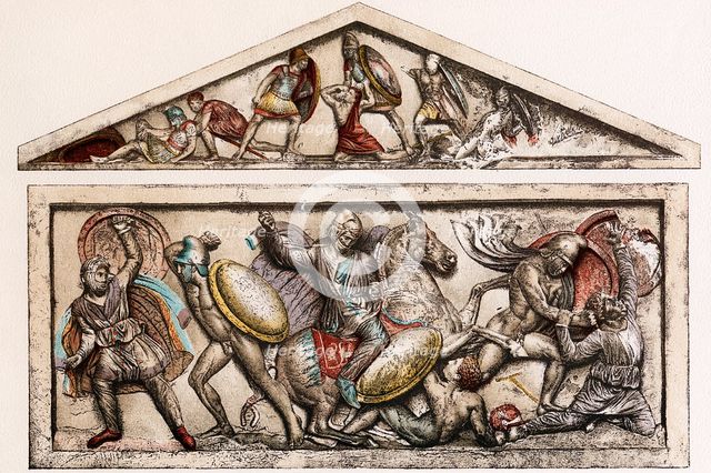 Sarcophagus, 4th century BC. Artist: Unknown