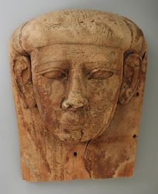 Sarcophagus Cover (Head Portion), Late Period (724-333 BCE). Creator: Unknown