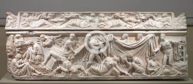 Sarcophagus, c. AD 100-125. Creator: Unknown.