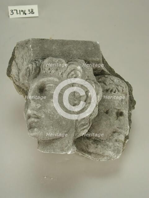 Sarcophagus Fragment, 4th century. Creator: Unknown.