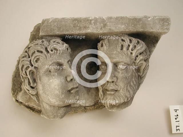 Sarcophagus Fragment, 4th century. Creator: Unknown.