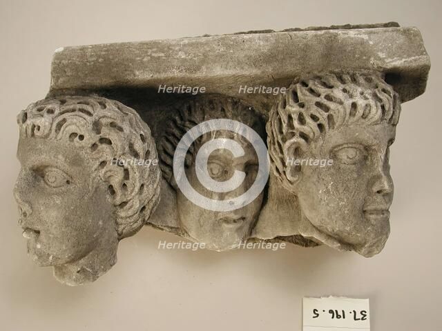 Sarcophagus Fragment, 4th century. Creator: Unknown.